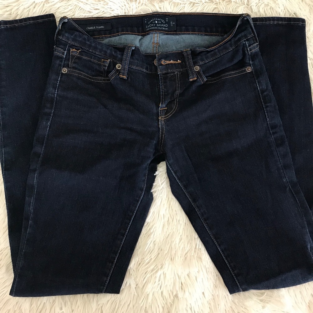 Lucky brand blue skinny jeans size 25
